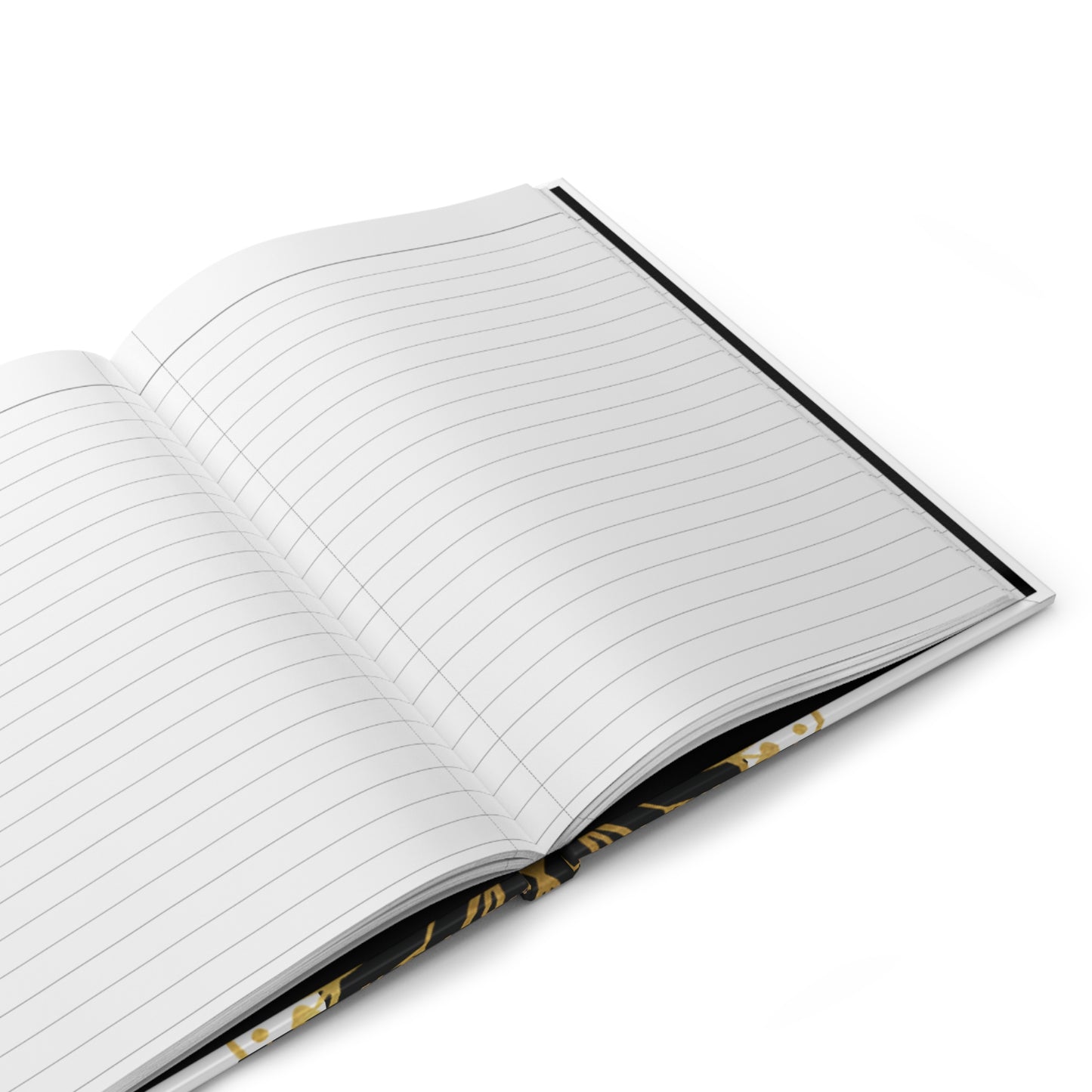 BLACK Set-Apart Bedside Journal - Personalized Hardcover Journal - Matte