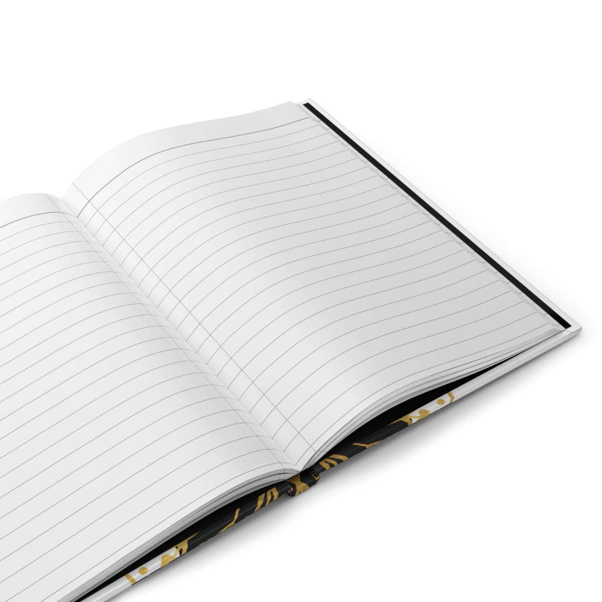 BLACK Set-Apart Bedside Journal - Personalized Hardcover Journal - Matte